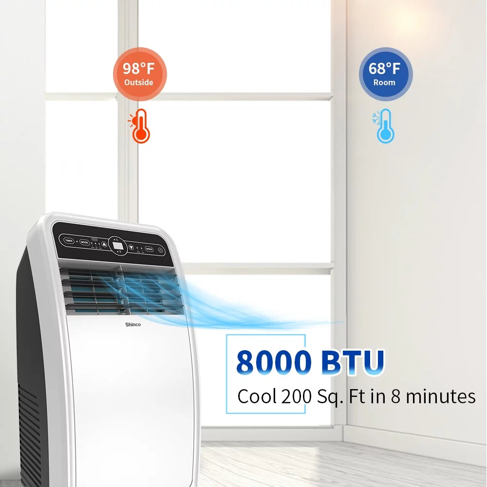 4350BTU 3 in 1 Portable Air Conditioner with Remote Control C15631