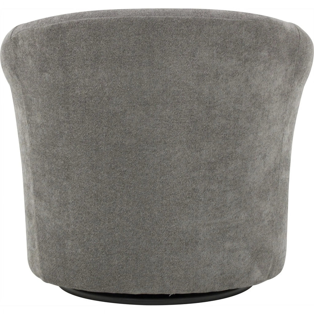 Gray Polyester Fabric Club Chair O23407