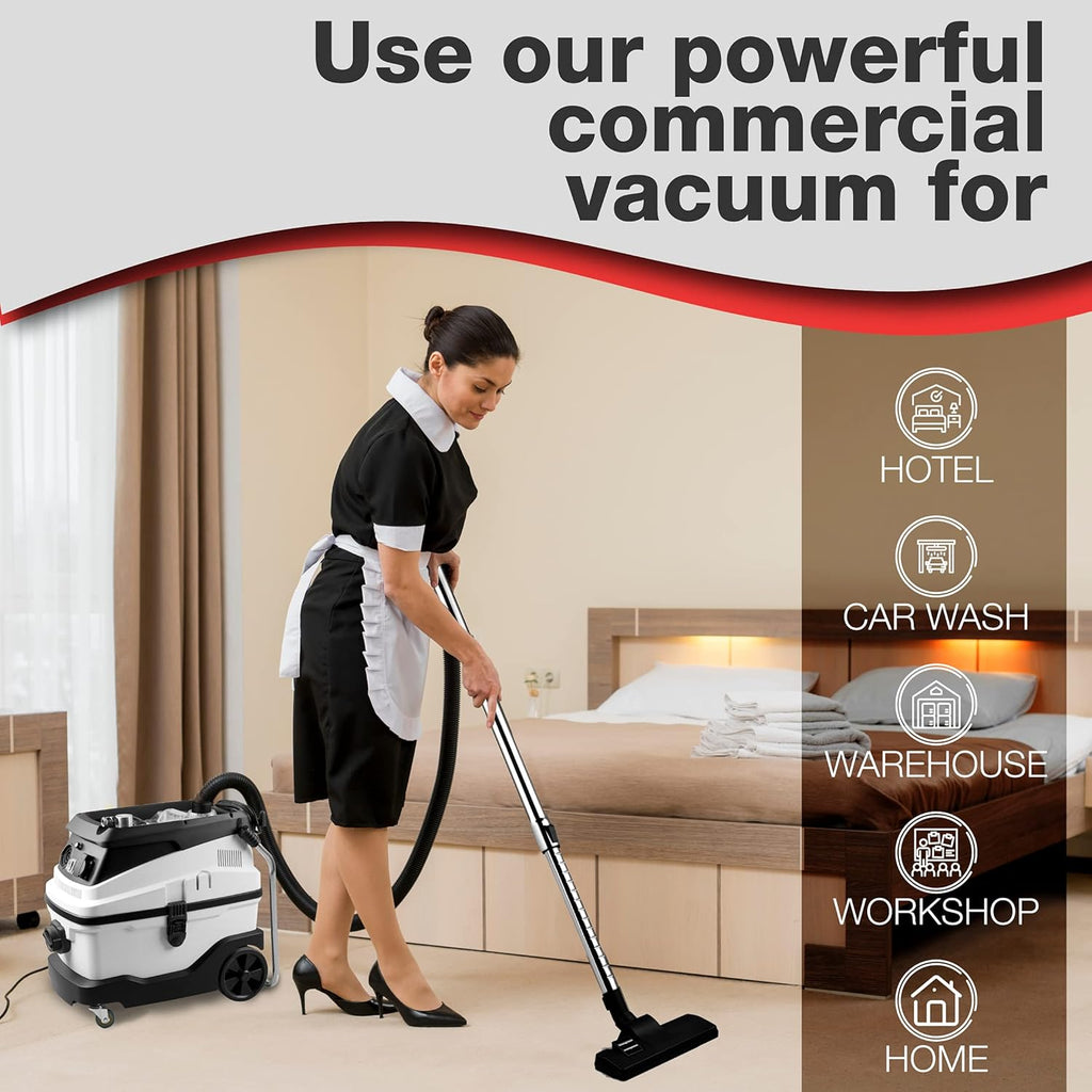 8 Gallon 6 Peak Hp 1200W Wet Dry Blow Vacuum Cleaner T60994