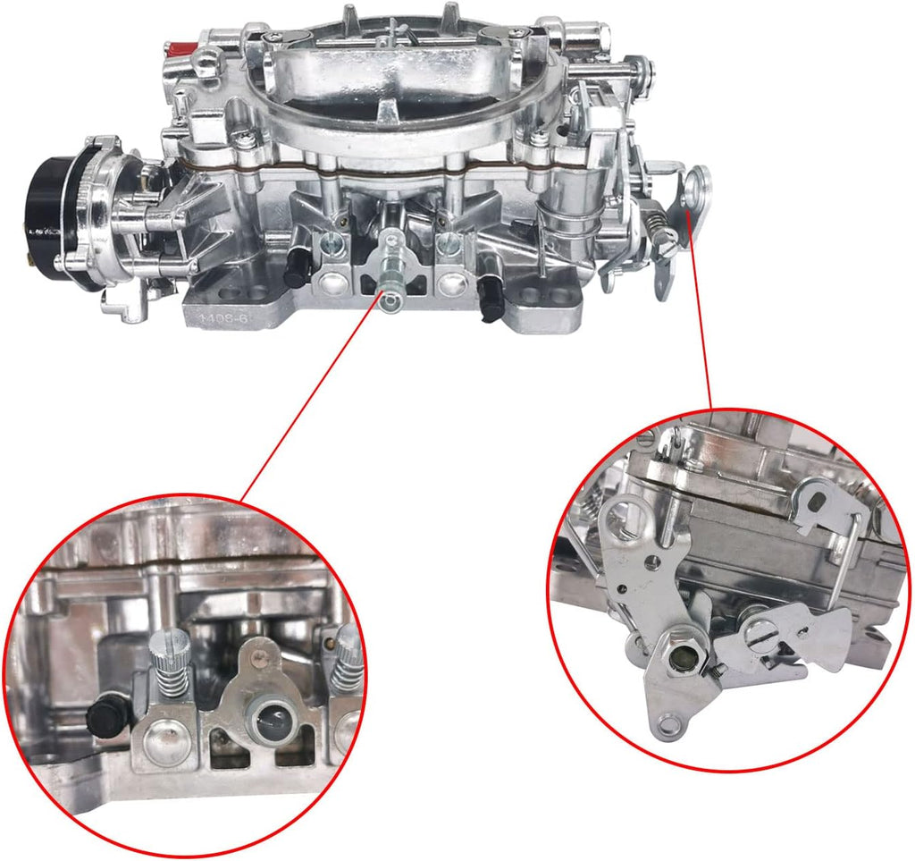 600 CFM 4 Barrel Carburetor with Manual Electric Choke F5137