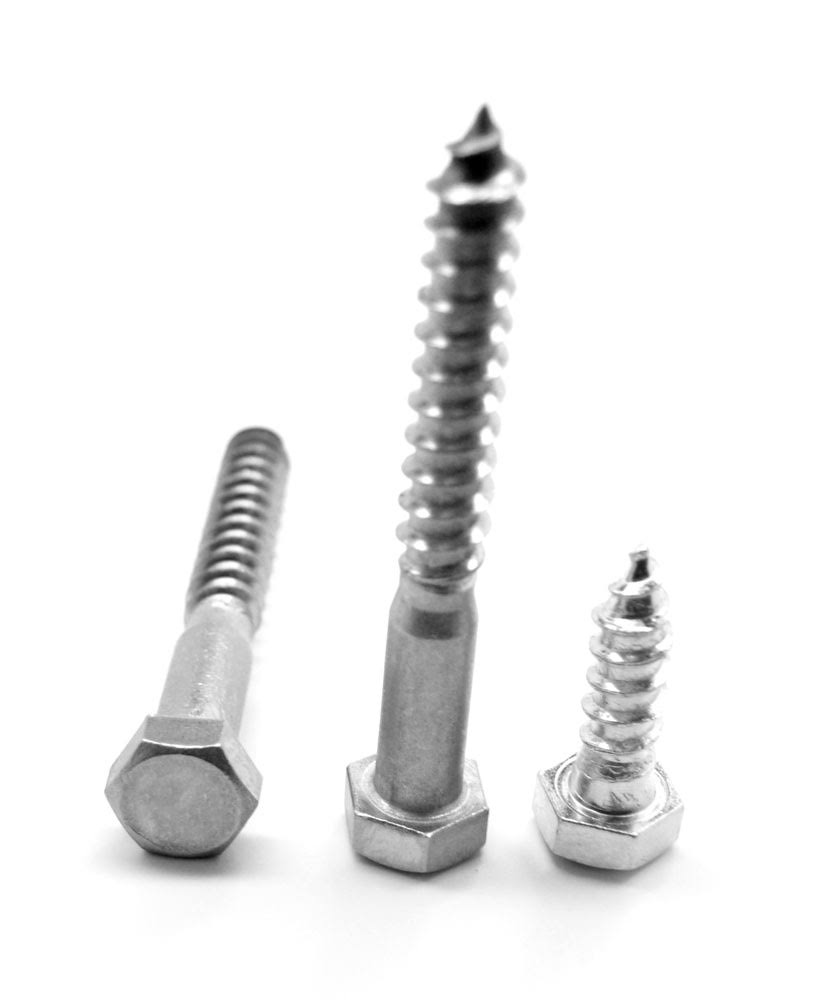 Hex Lag Screw Low Carbon Steel Zinc Plated S210
