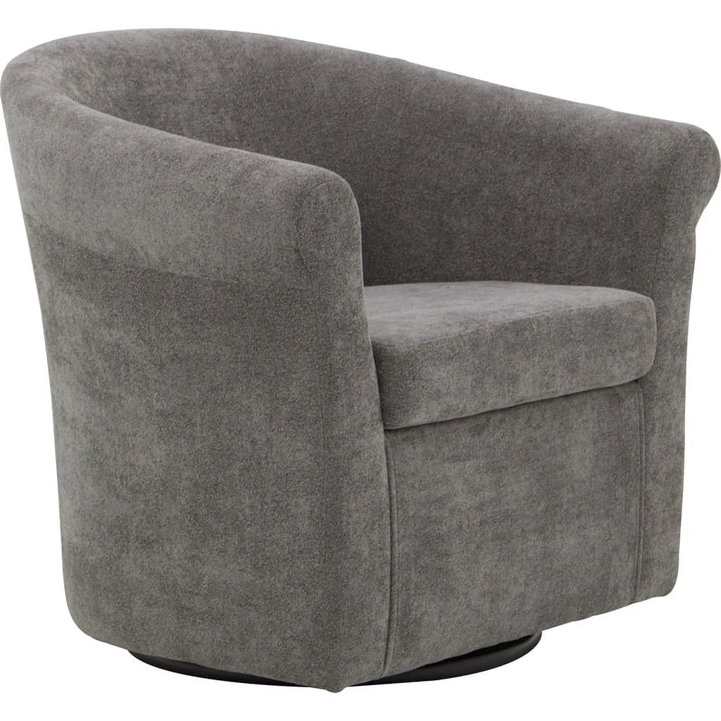 Gray Polyester Fabric Club Chair O23407