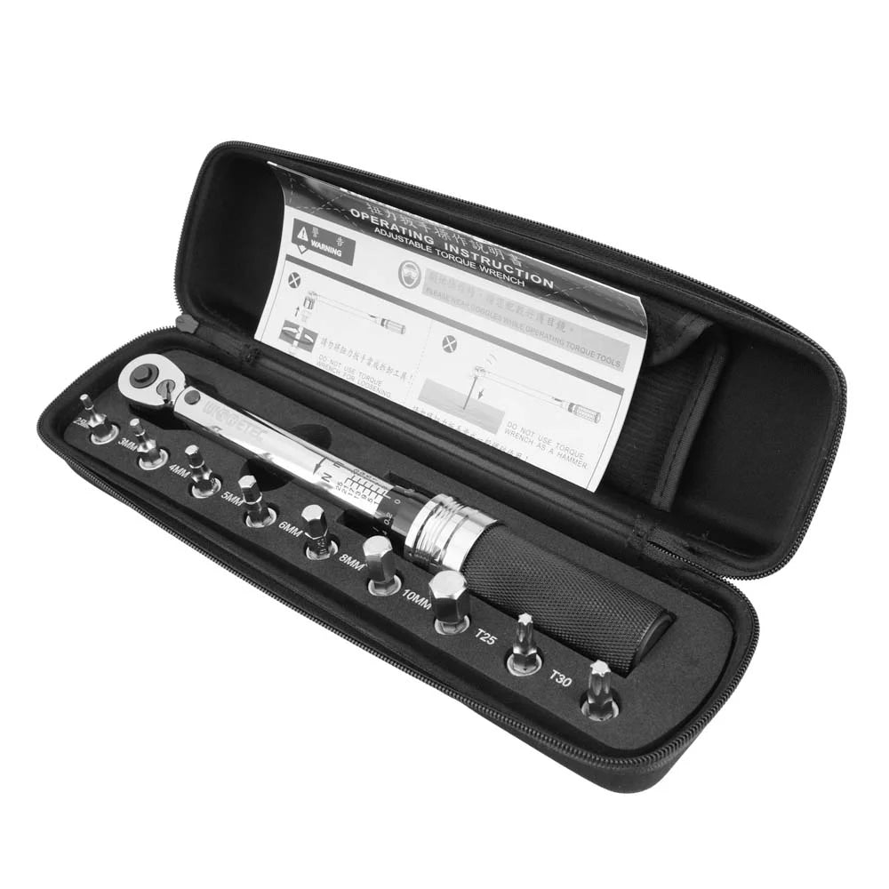 1/4" DR 1-25Nm Mini Adjustable Bike Torque Wrench Set B7064