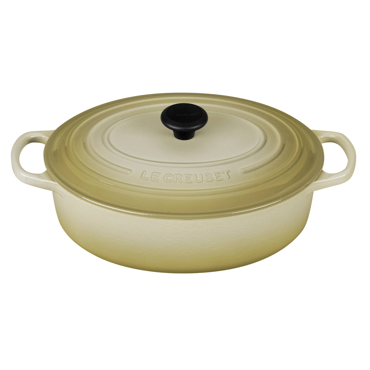 Enameled Cast Iron 3.5 Quart Oval Wide French Oven N629855