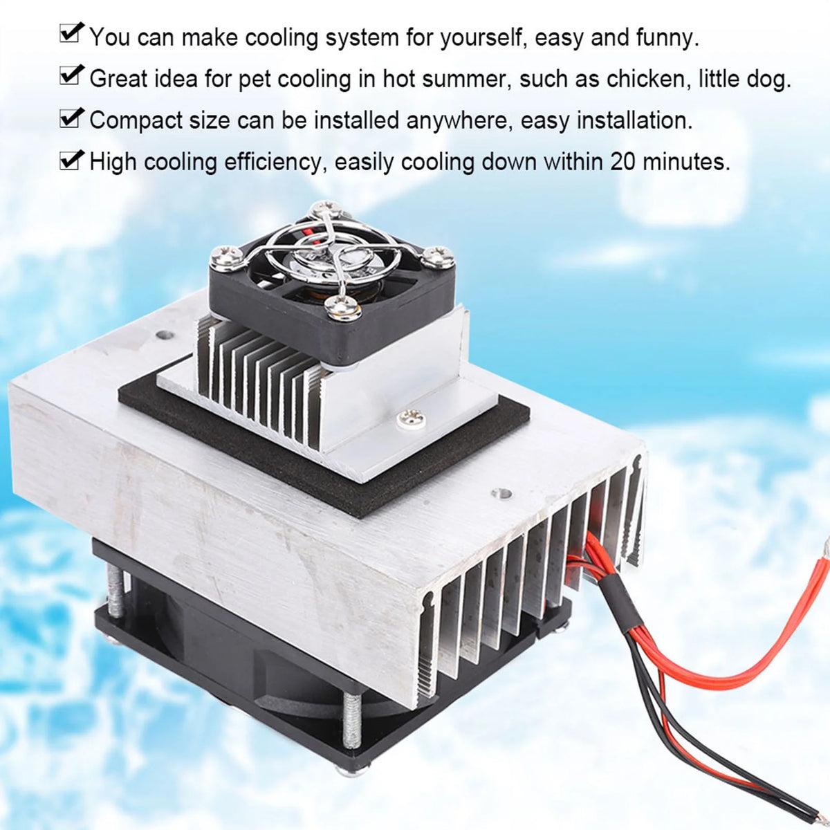 DIY Mini Semiconductor Refrigeration Cooling System Kit DC12V Y5535