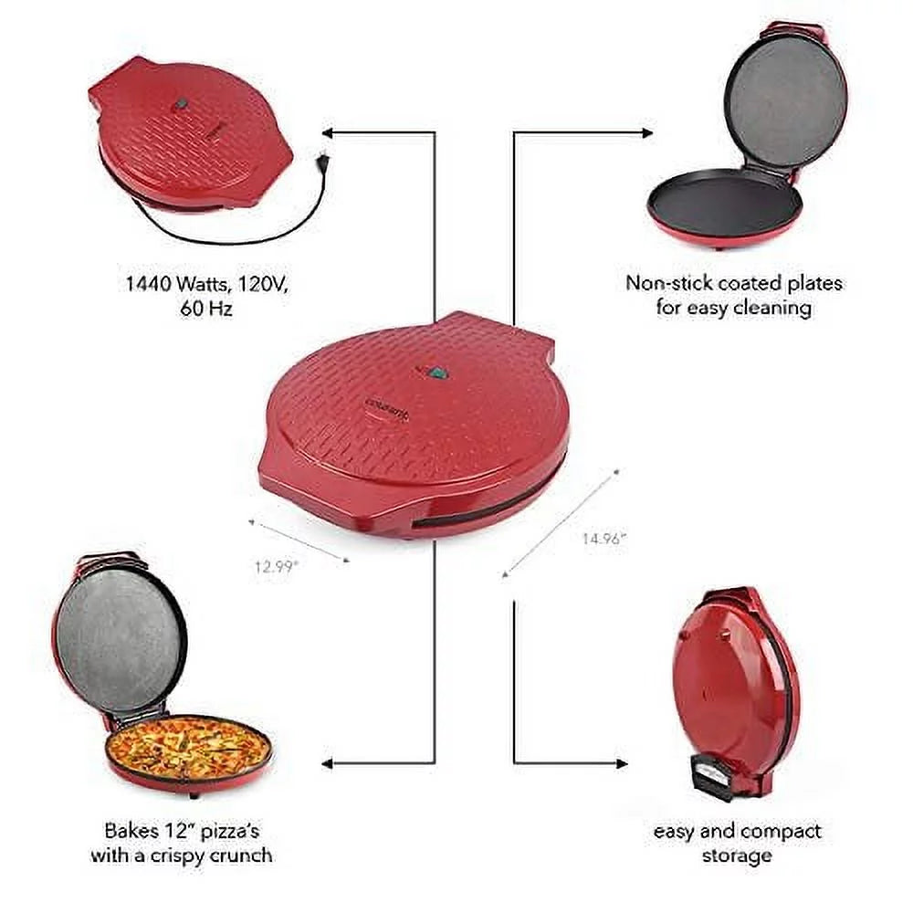 12in Red Pizza Maker P3390