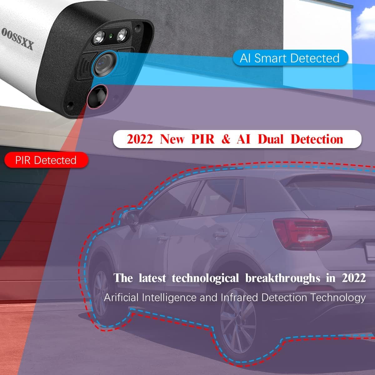 3K 5.0MP Wireless Security Camera System with 1TB Hard Drive Q793165