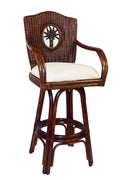 Swivel Rattan Counterstool S540316