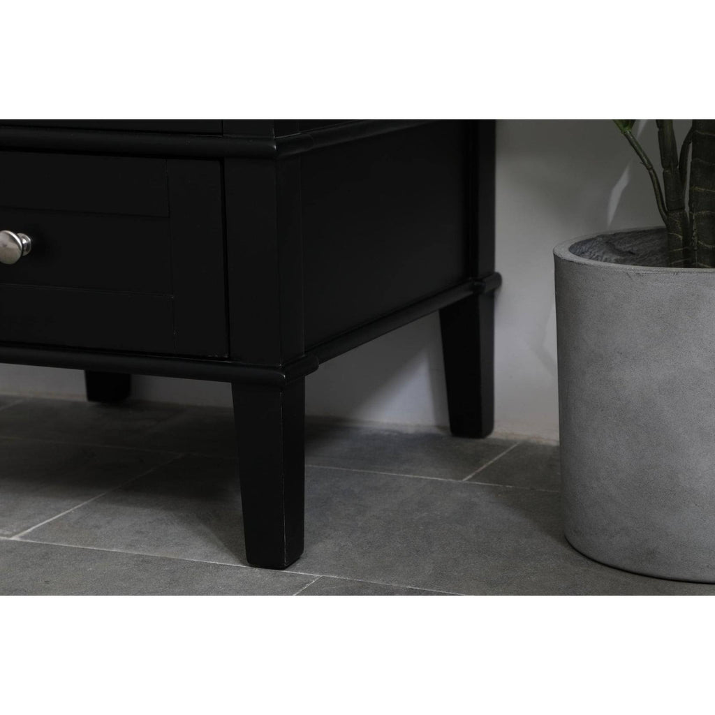 Grey Vanity Cabinet Set with Marble Top S475576