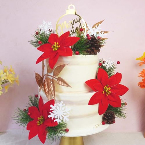 Christmas Cake Topper T40579