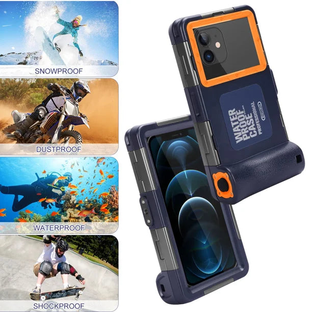 Waterproof Protective Case for Phones Up to 6.9 Inch O201