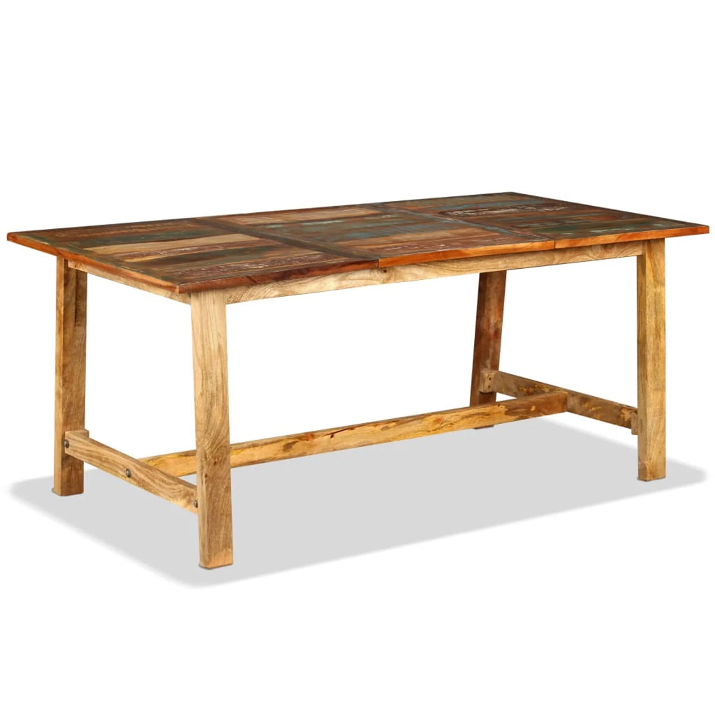Solid Reclaimed Wood Dining Table 70.9" Z553