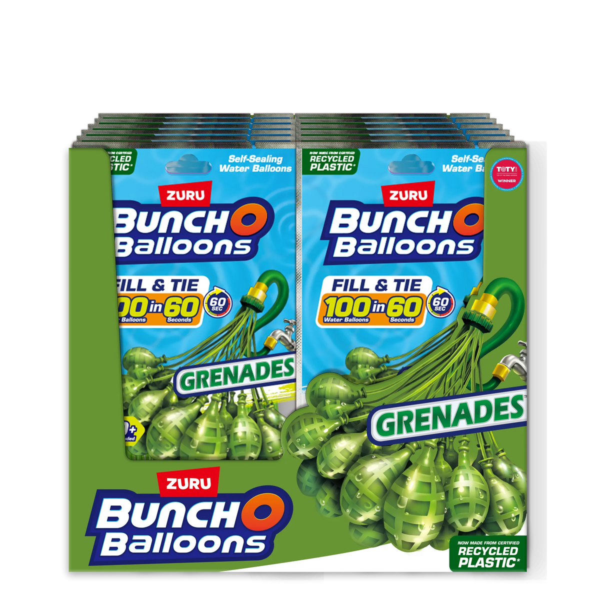 100 Rapid-Filling Self-Sealing Water Balloons 3 Pack A3401