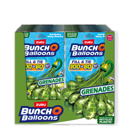 100 Rapid-Filling Self-Sealing Water Balloons 3 Pack A3401