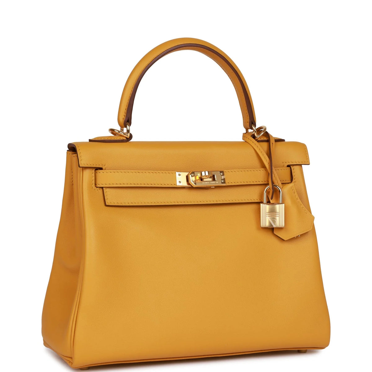 Jaune Ambre Swift Leather Bag R32543