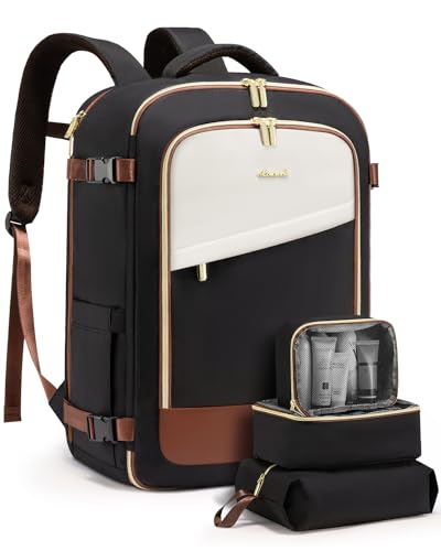 40L Waterproof Travel Backpack with 3 Packing Cubes N58452