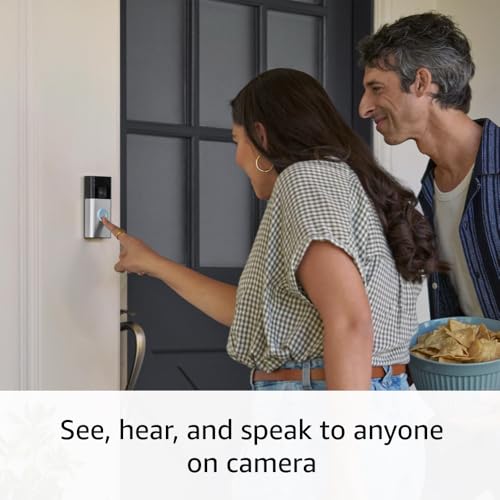 Satin Nickel Battery Doorbell W595452