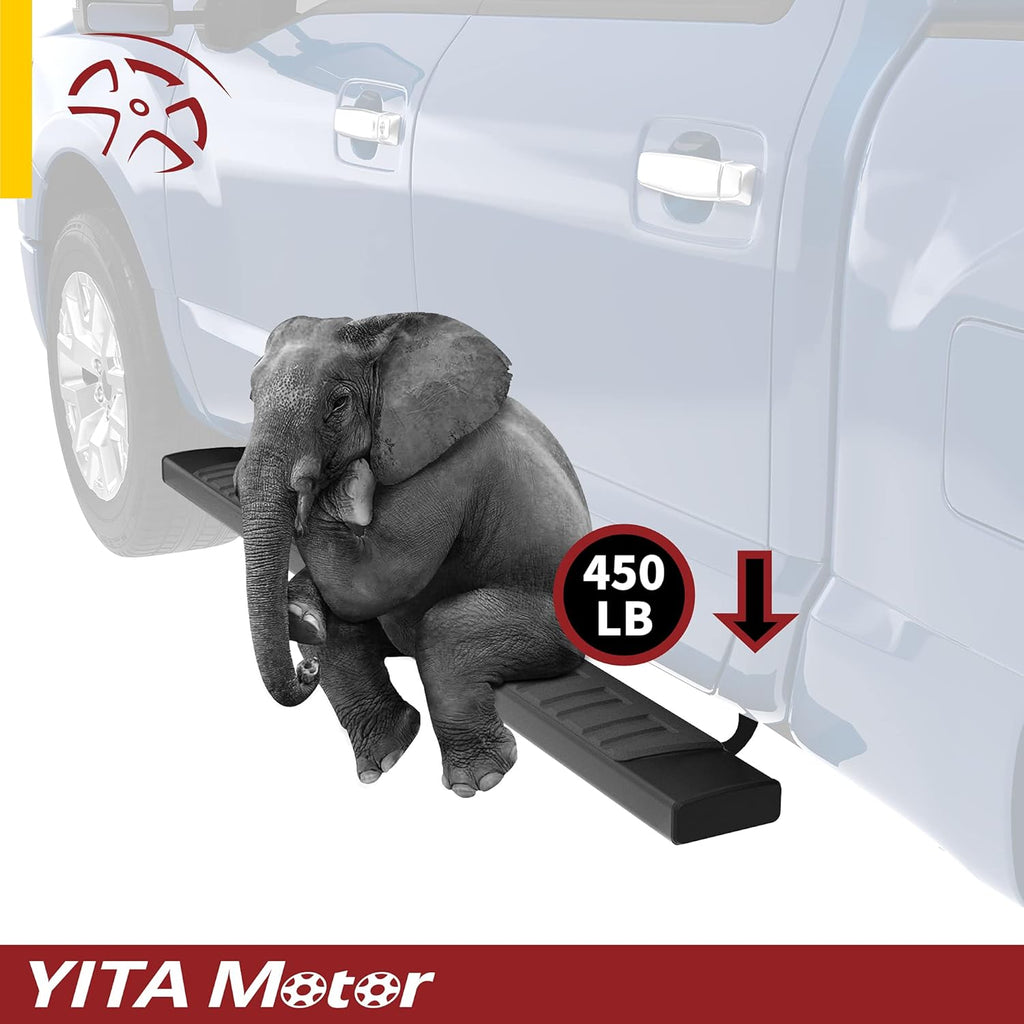 Black Aluminum Running Boards Side Steps C91330
