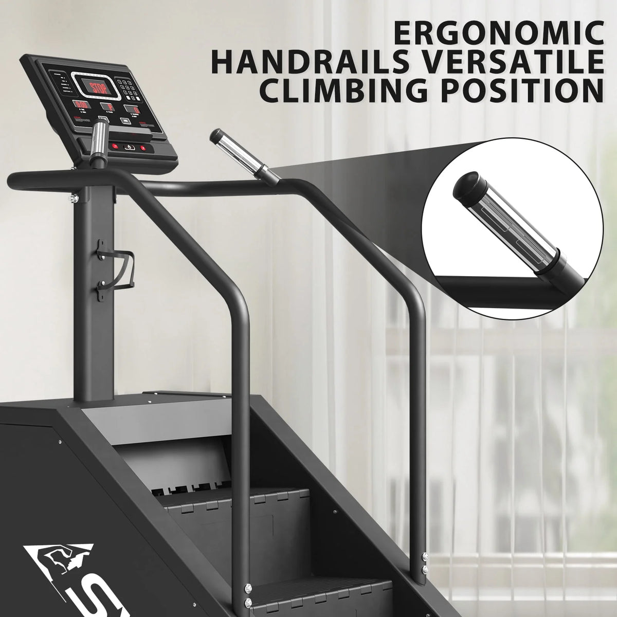 Stair Stepper with LED Screen, 12 Workout Programs, 441LBS Step Machine U2623