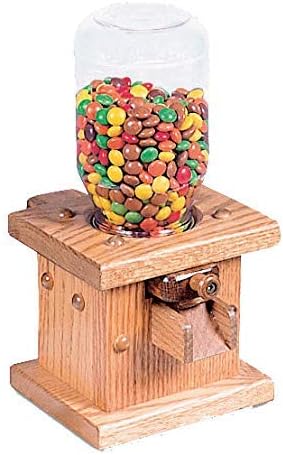Wooden Candy Dispenser Gumball Machine B638