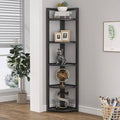 Black Corner Bookcase L76018