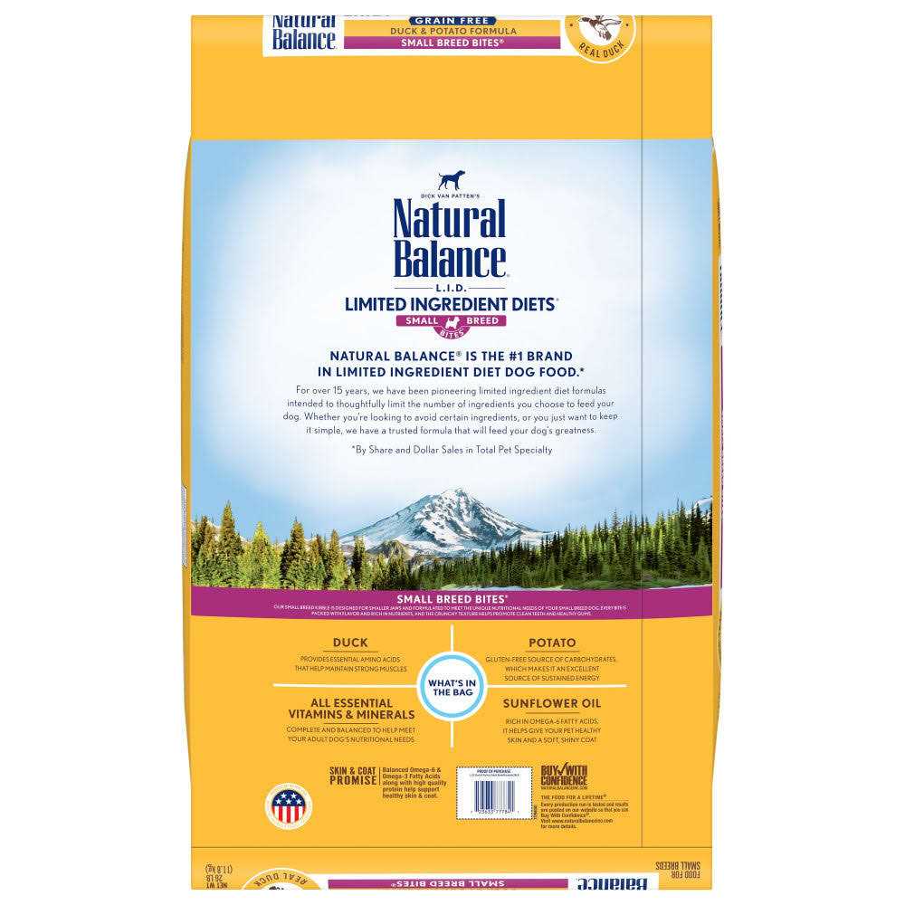 Limited Ingredient Duck & Potato Small Breed Dog Food Z2791