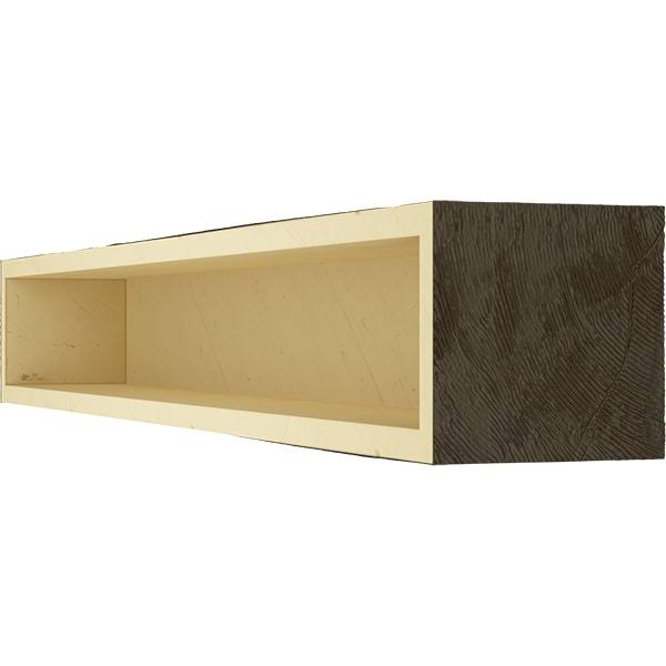 Natural Ash Knotty Pine Faux Wood Fireplace Mantel F3549
