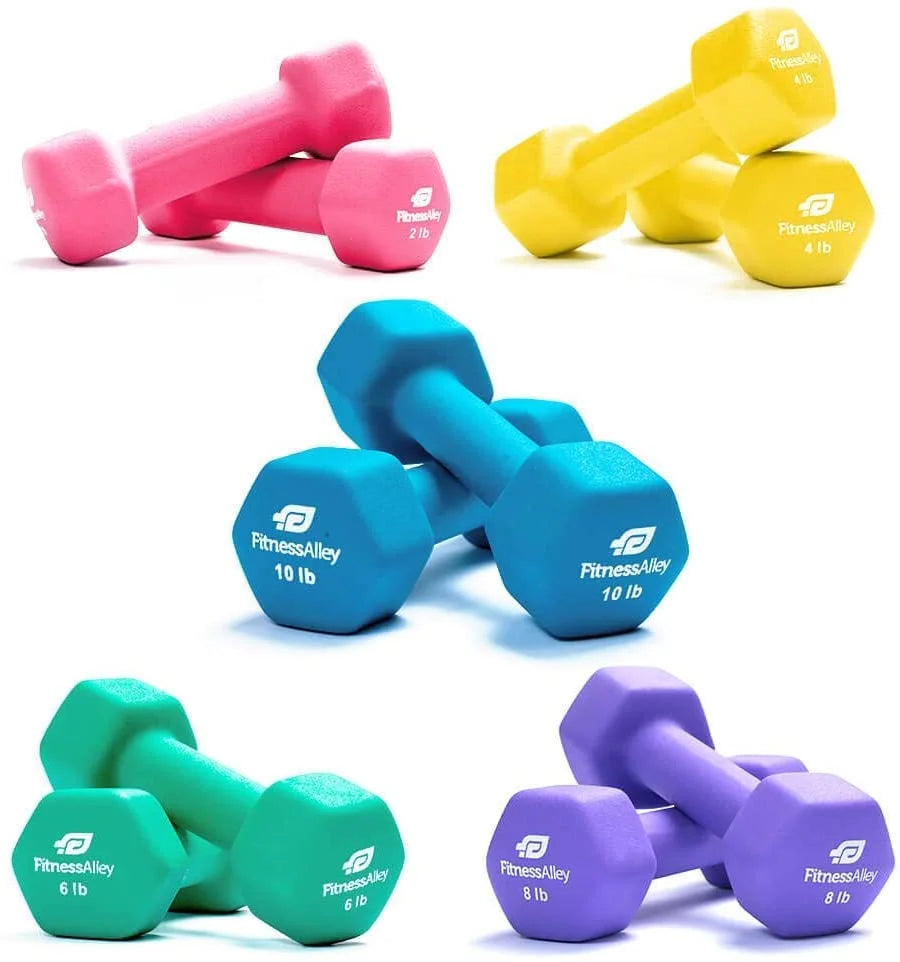 Neoprene Hex Dumbbells Set D69083