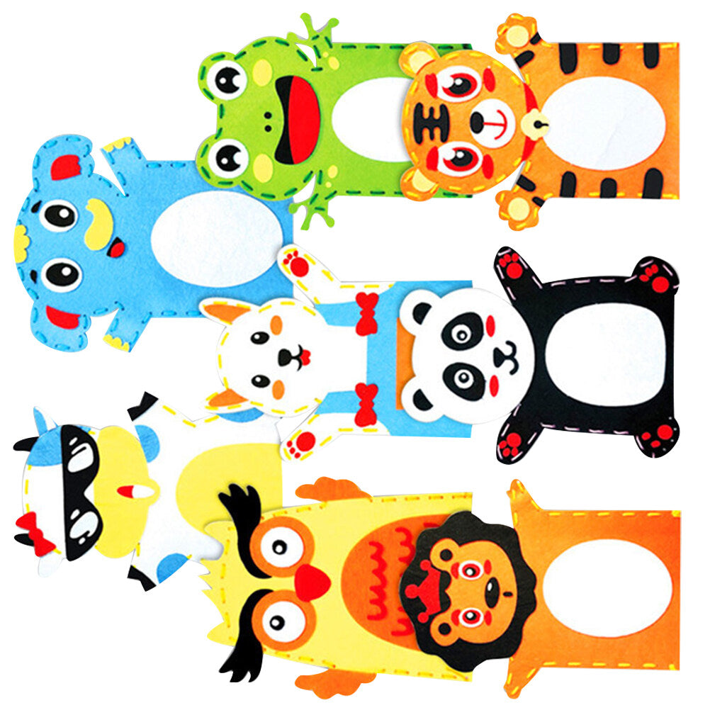 8PCS Creative DIY Doll Making Kit Fabric Weaving Educational Toys T12534