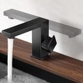 Matte Black Stainless Steel Swivel Bathroom Faucet L9403