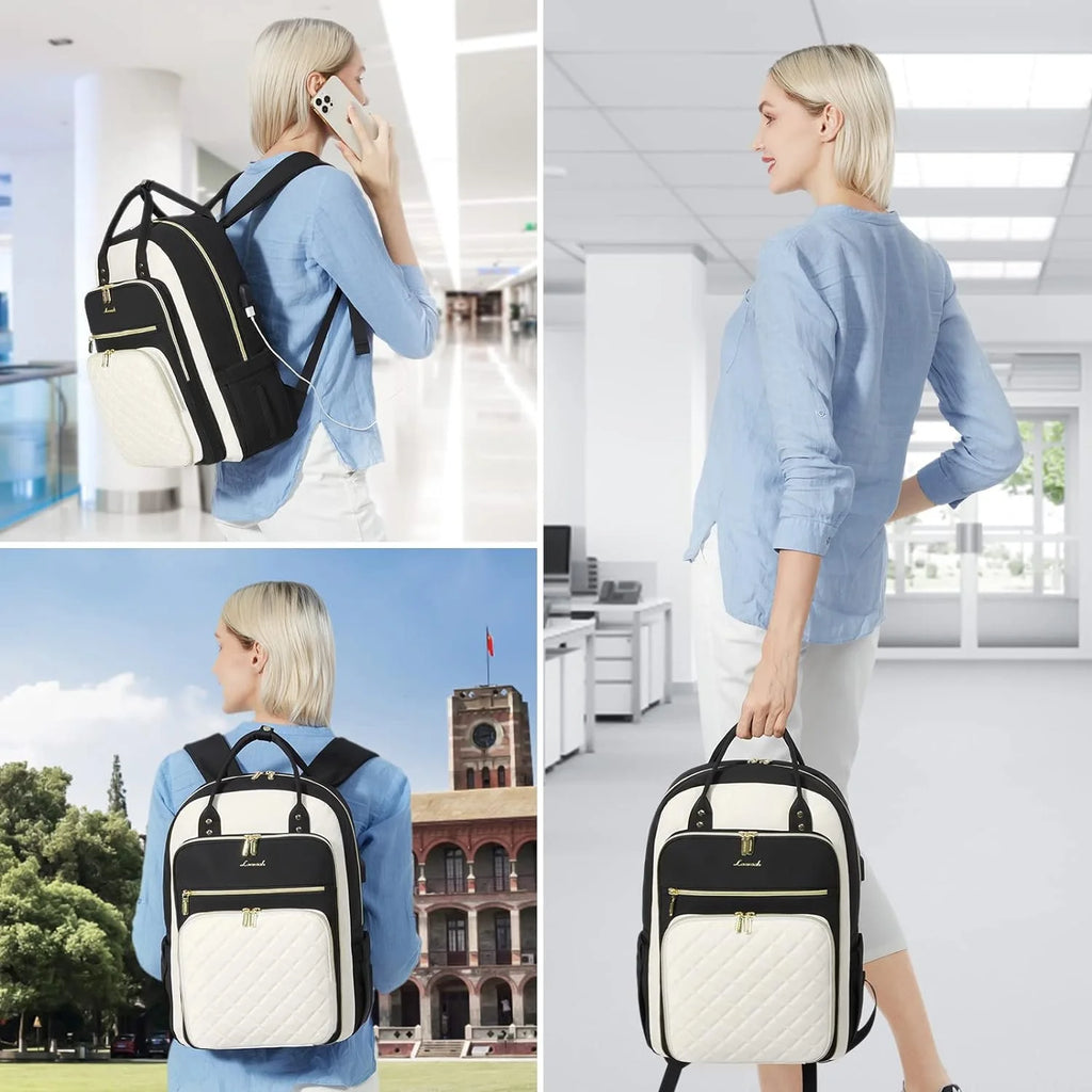 Laptop Backpack with 15.6 inch Laptop Compartment, Lightweight Travel Daypack with USB Port O79440