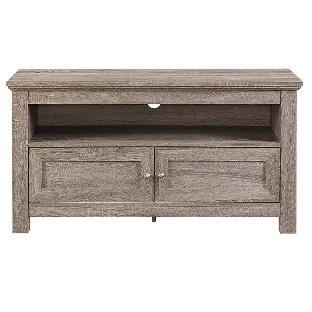 Driftwood Wood TV Media Stand Storage Console U393