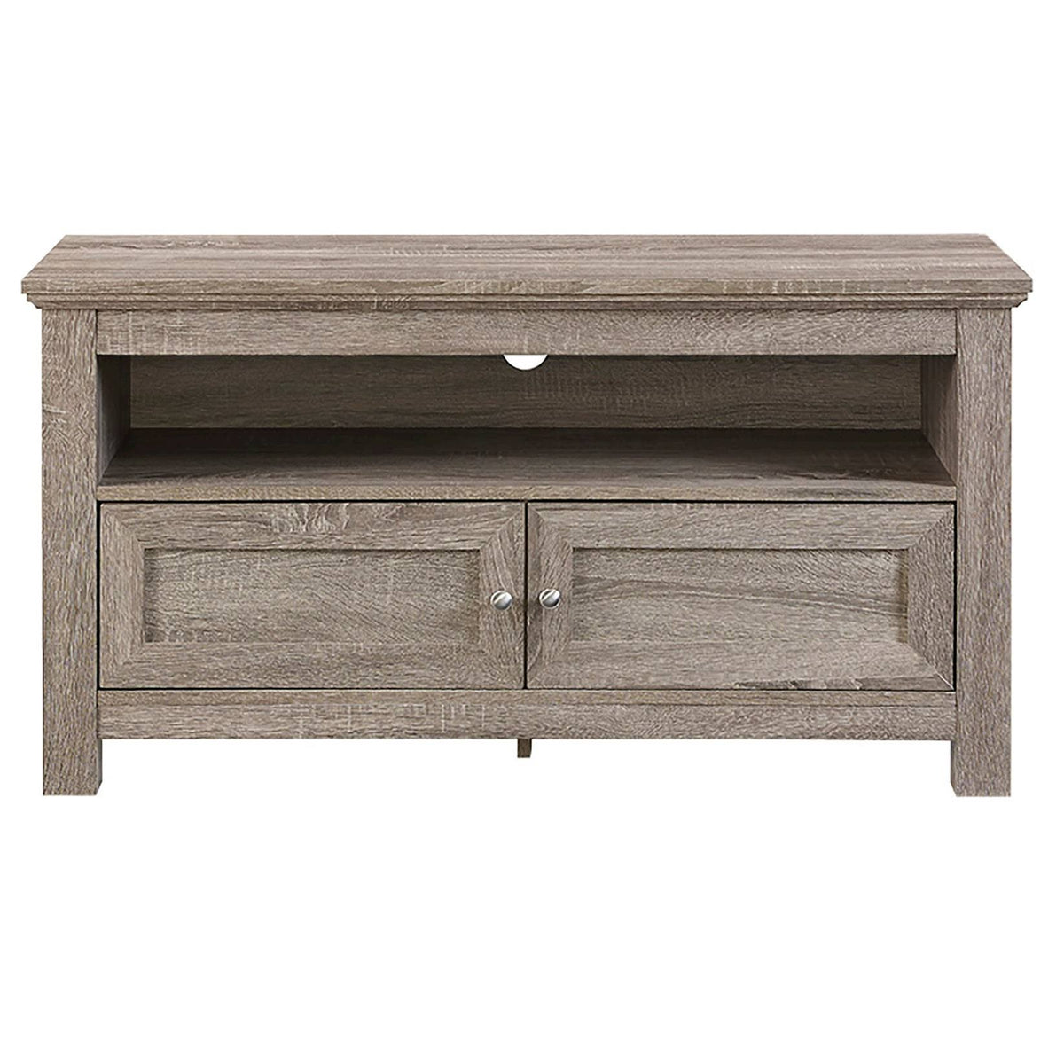 Driftwood Wood TV Media Stand Storage Console U393