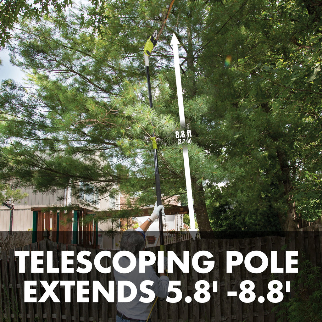 Electric 10-inch Telescoping Multi-Angle Pole Saw J8166