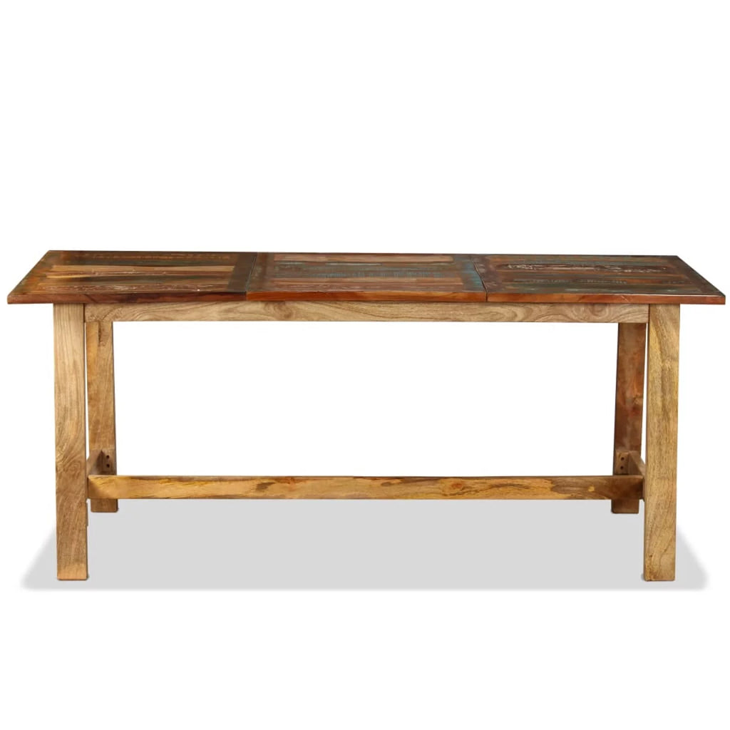 Solid Reclaimed Wood Dining Table 70.9" Z553