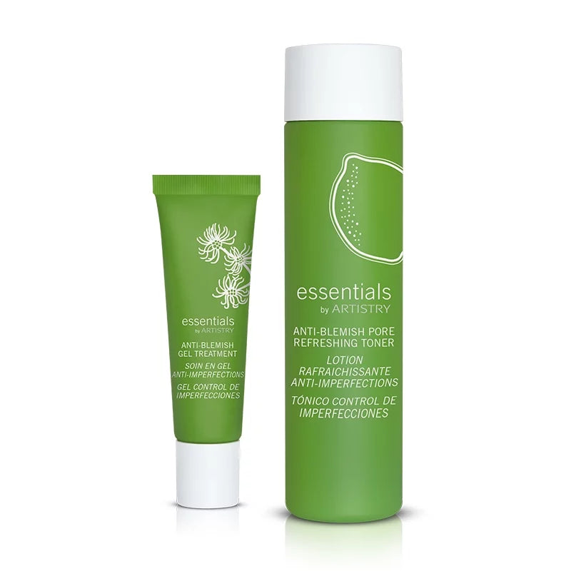 Anti-Blemish Pore Refreshing Toner 200 ml & Gel for Acne Prone Skin 30 Ml SET E76292