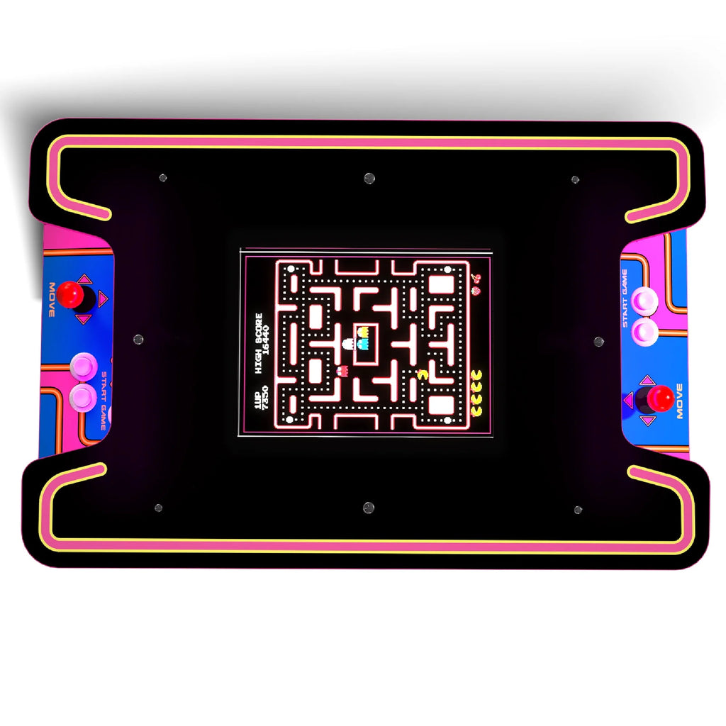 Black Head-to-Head Arcade Table with 12 Games J54491