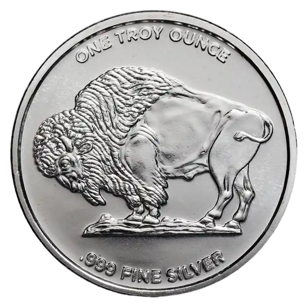 1 oz Silver Buffalo Round Tube of 20 Q3675