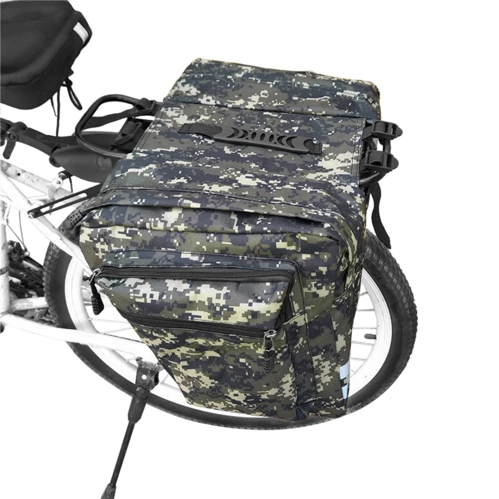 Rear Seat Bag Cycling Bike Rack Double Pannier Bag Y340980