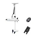 White 12V 55LBS 54 Inch Bow Mount Trolling Motor with Remote Control Y34037