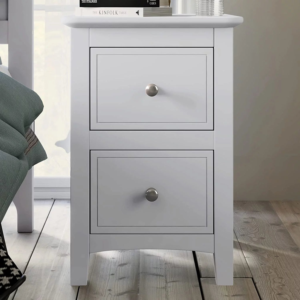 White 3 Piece Wood Bedroom Set with Full Size Bed L2037