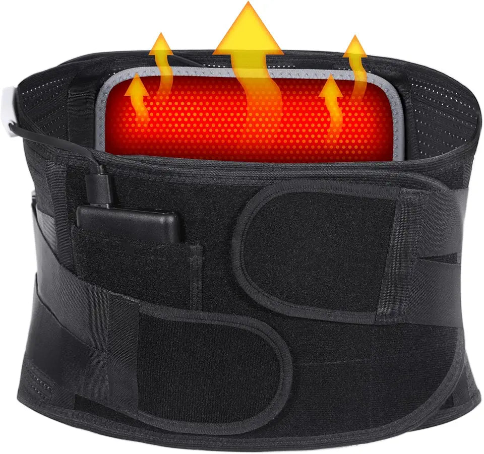 Heated Back Brace with Heating Pad B933