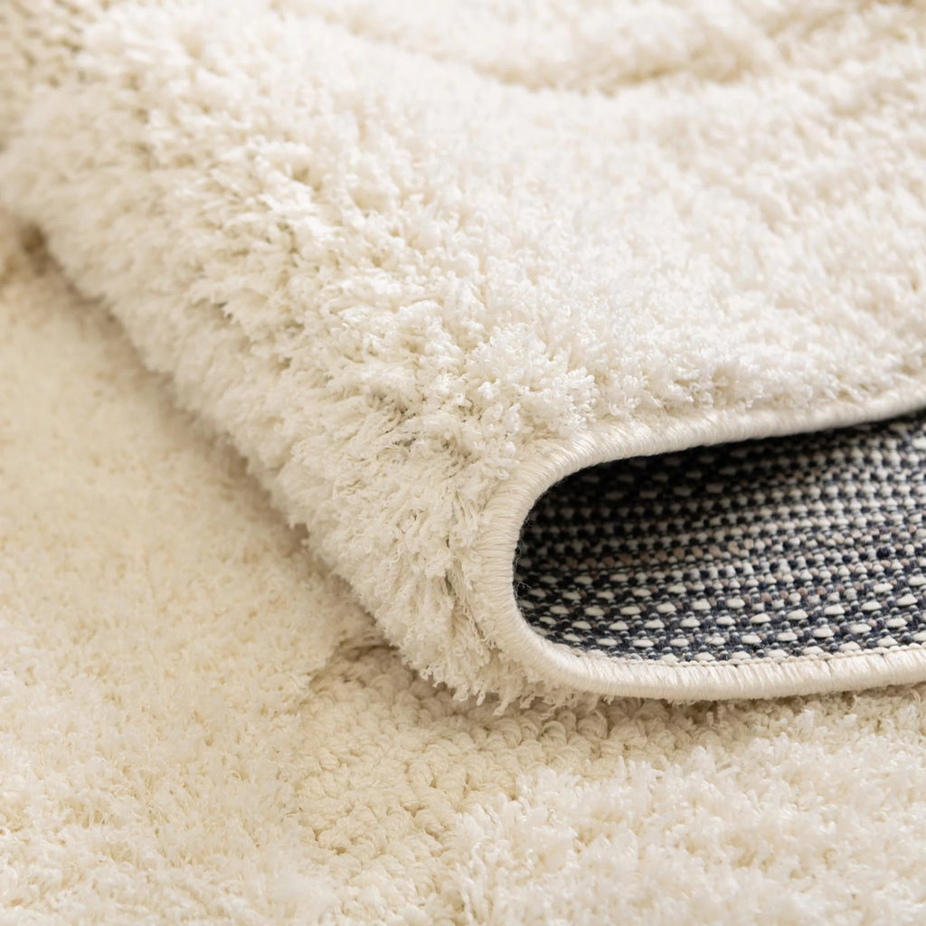 8' x 10' Ivory Shag Rug N4409
