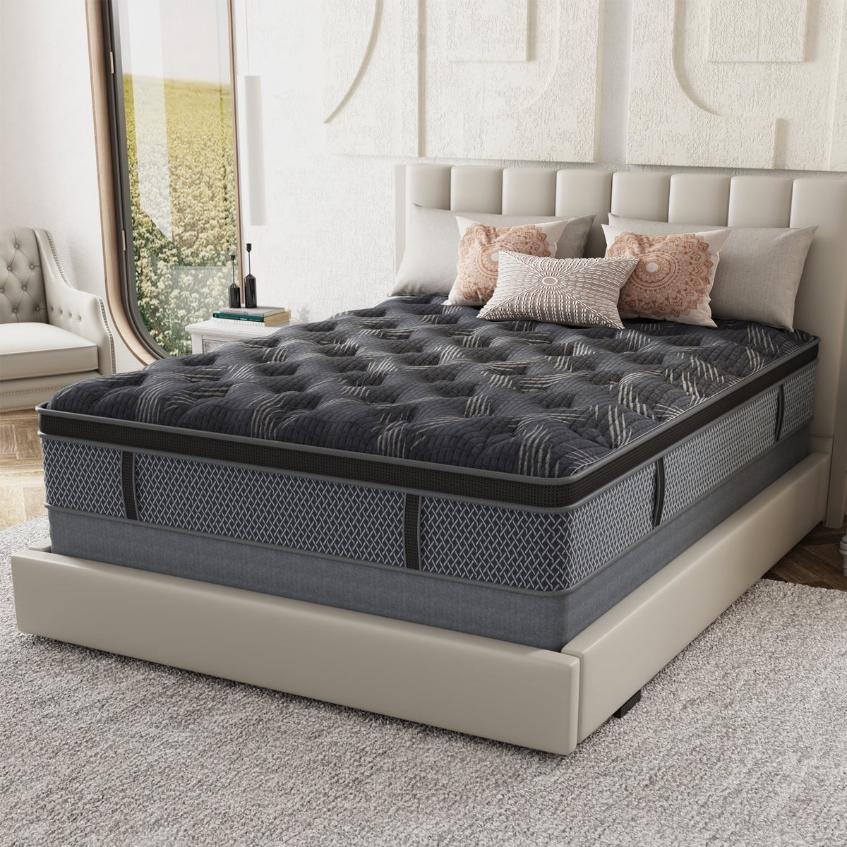 10 Full Hybrid Memory Foam Pocket Spring Mattress L49749
