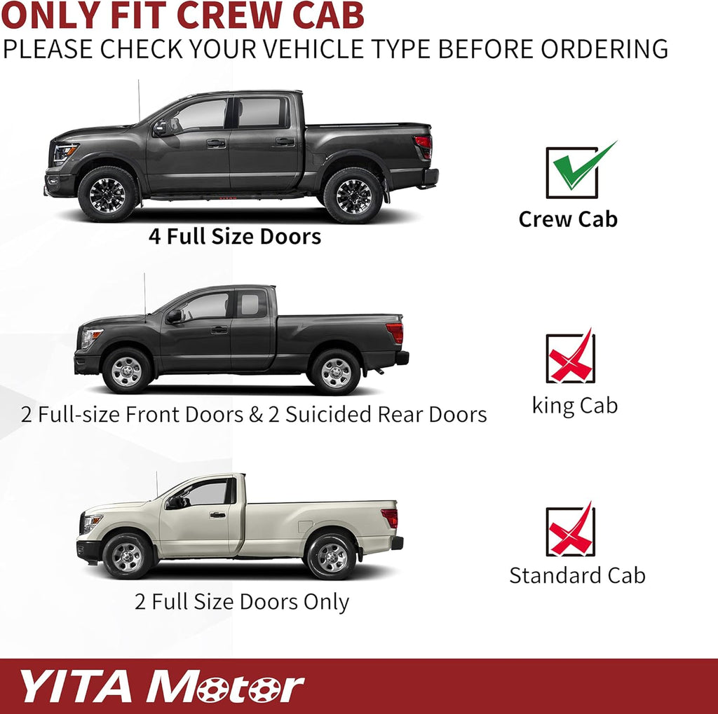 Black Aluminum Running Boards Side Steps C91330