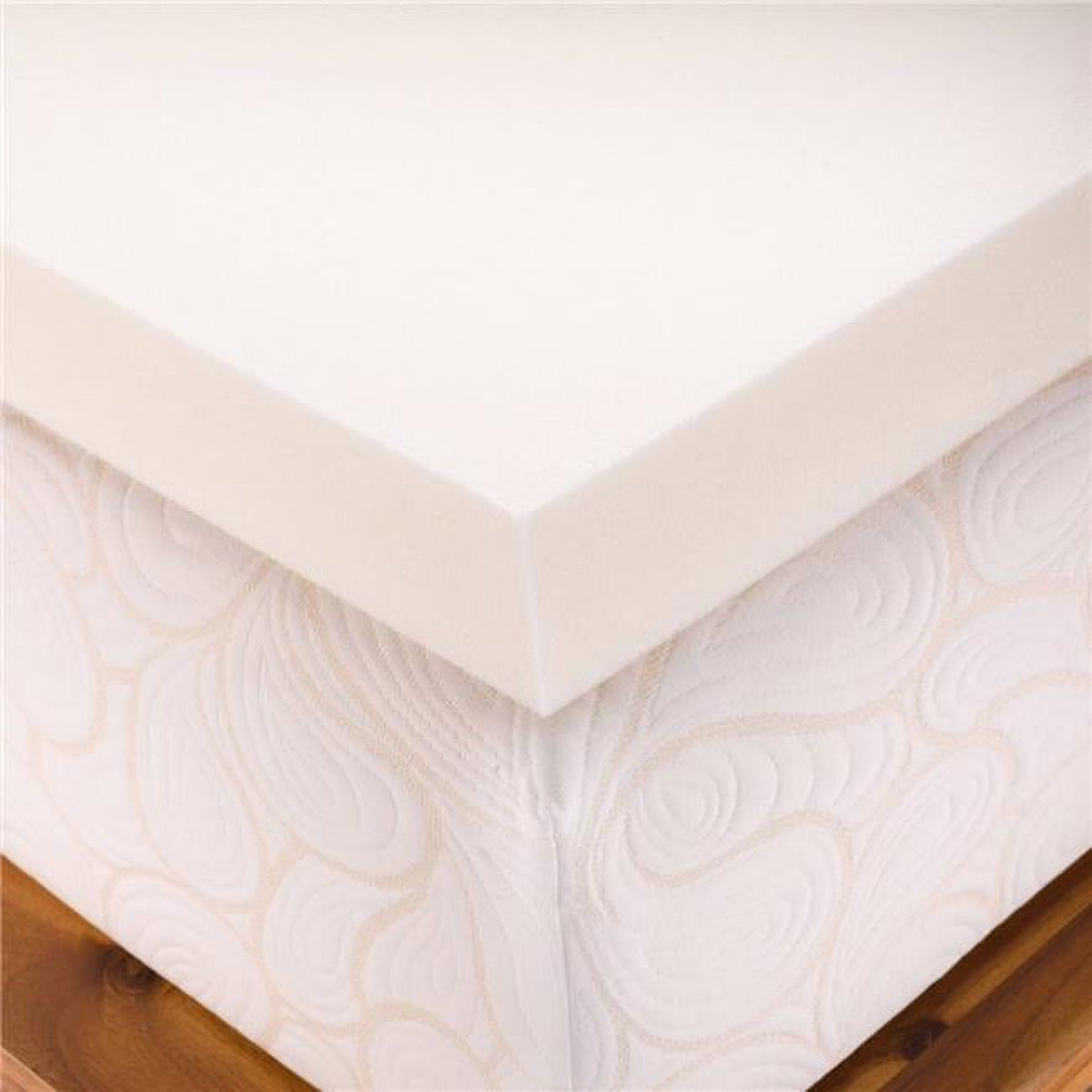 Twin XL 3 Inch Firm Polyurethane Foam Mattress Pad Bed Topper N910