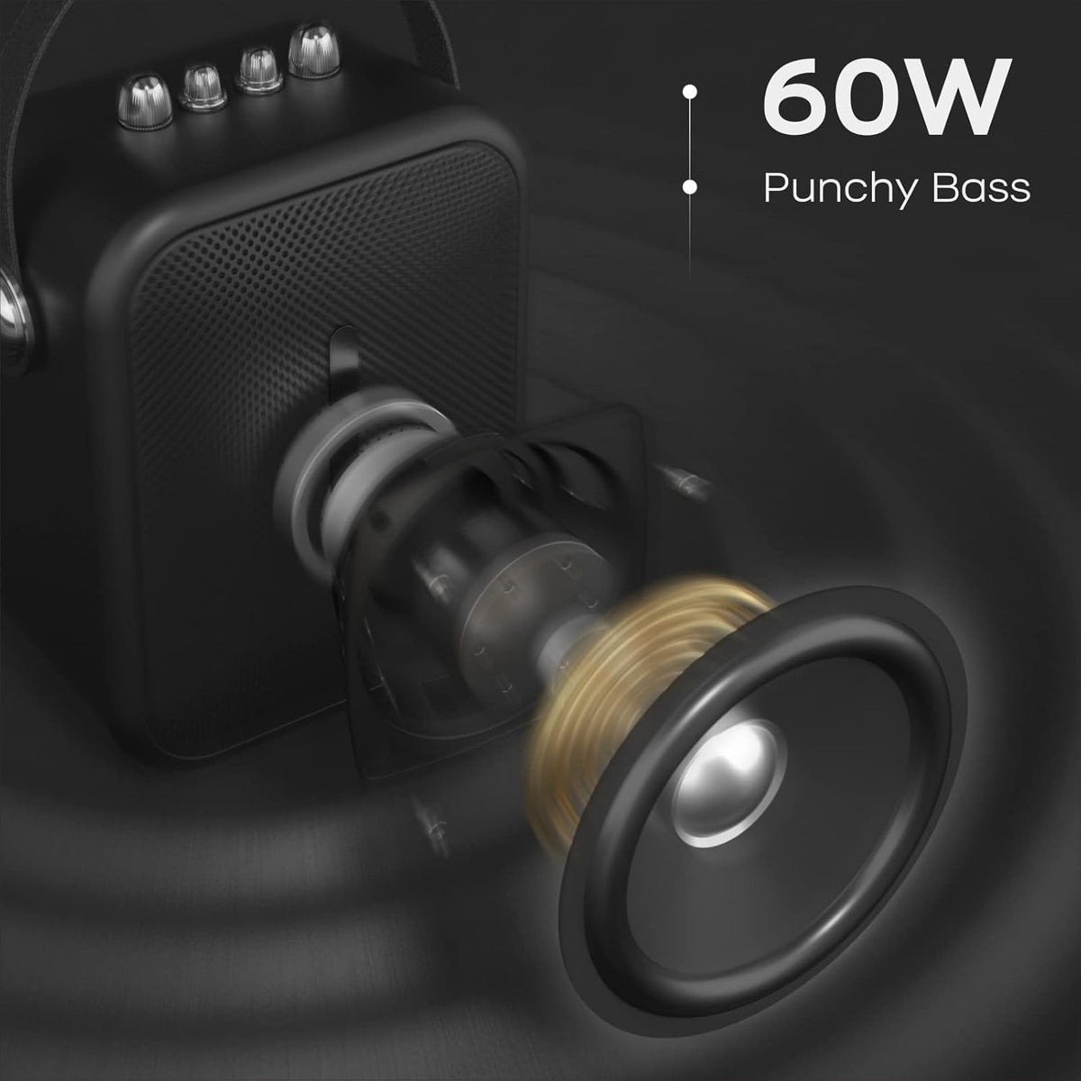 115dB Bluetooth Speaker with Deep Bass W869606