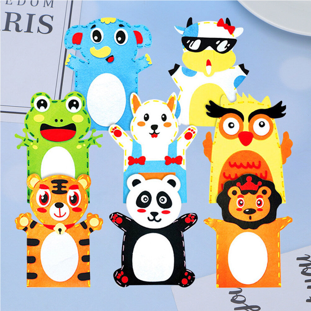 8PCS Creative DIY Doll Making Kit Fabric Weaving Educational Toys T12534