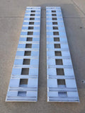 2 Aluminum Ramps 84" Long 10000lb Capacity Y31751
