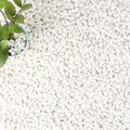 White 1/2 Size Aquarium Gravel Decorative Stones W7694